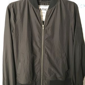Black Garage Windbreaker